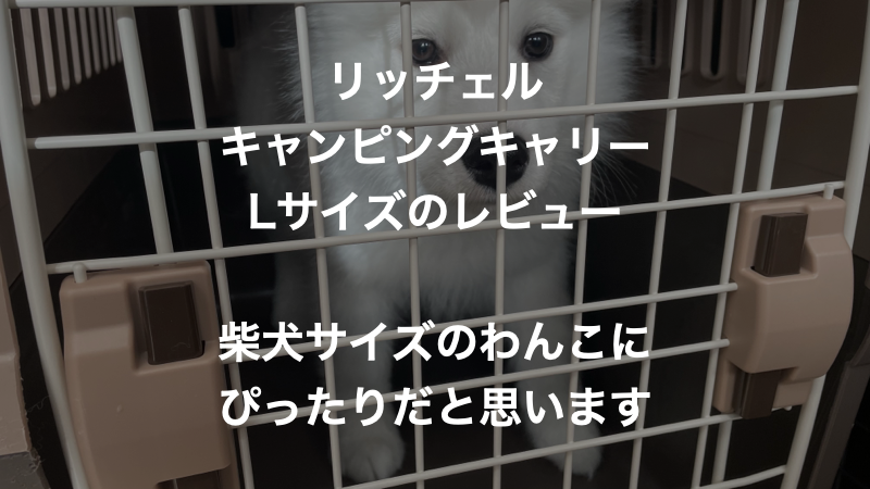 成長中のサモエド用に購入、柴犬くらいのサイズにもOK】リッチェル 